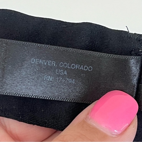 Pepper Bra Womens Medium Bralette Soft Cup Wire Free Intimates Goth Black - Picture 6 of 9